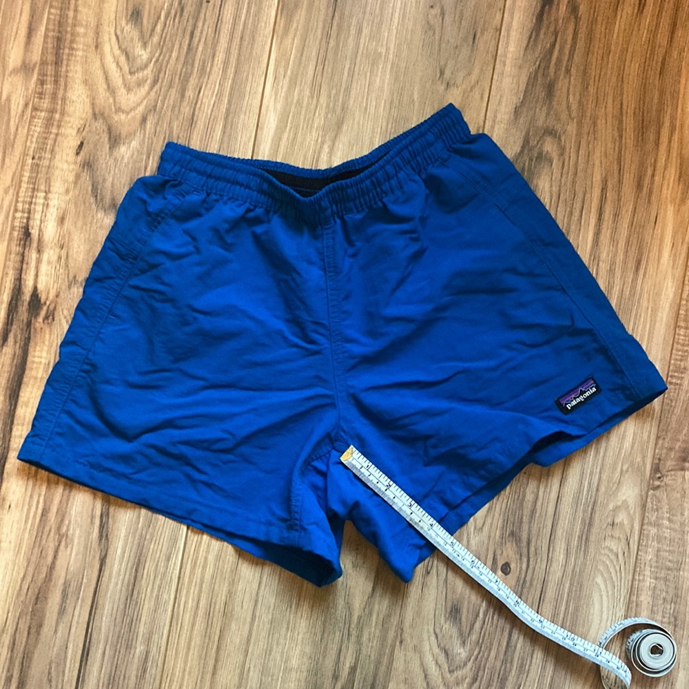 blue patagonia baggies shorts xxs